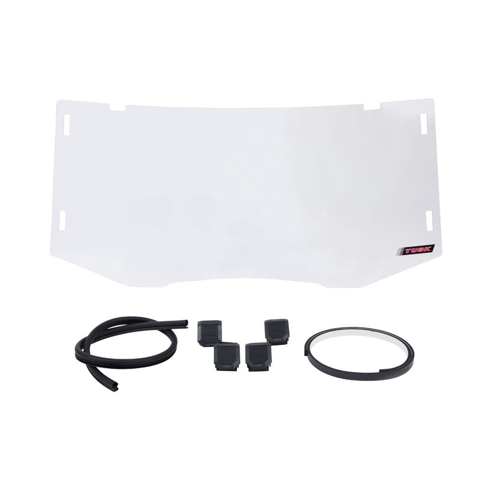 Tusk Removable Full Windshield Clear - Scratch Resistant fits Textron Wildcat
