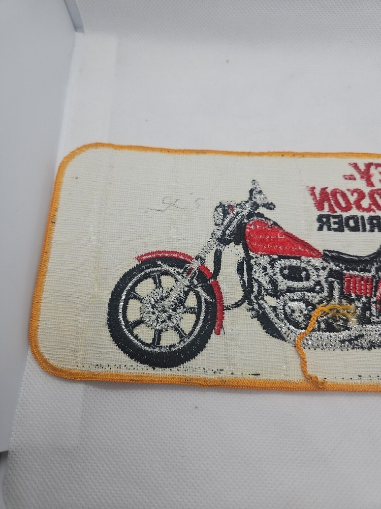 8-1/4 x 4 inch Harley Davidson Low Rider Patch