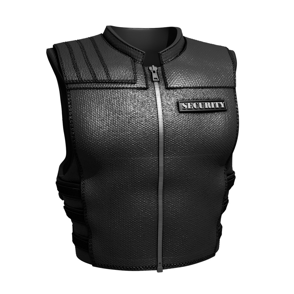 1/12 Scale Action Figure Chest Armor: Vest (Security)