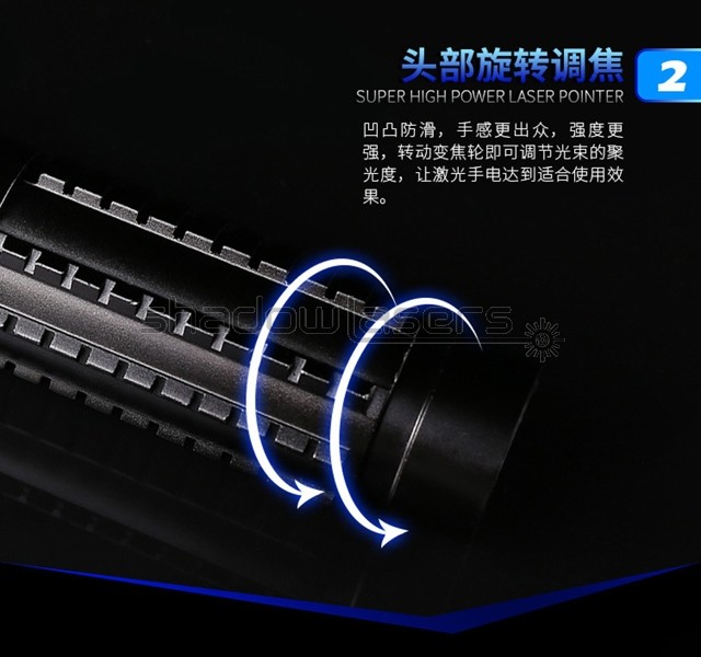 Adjustable Focus 520nm Laser Pointer Flashlight Visidle Beam Laser+Case US