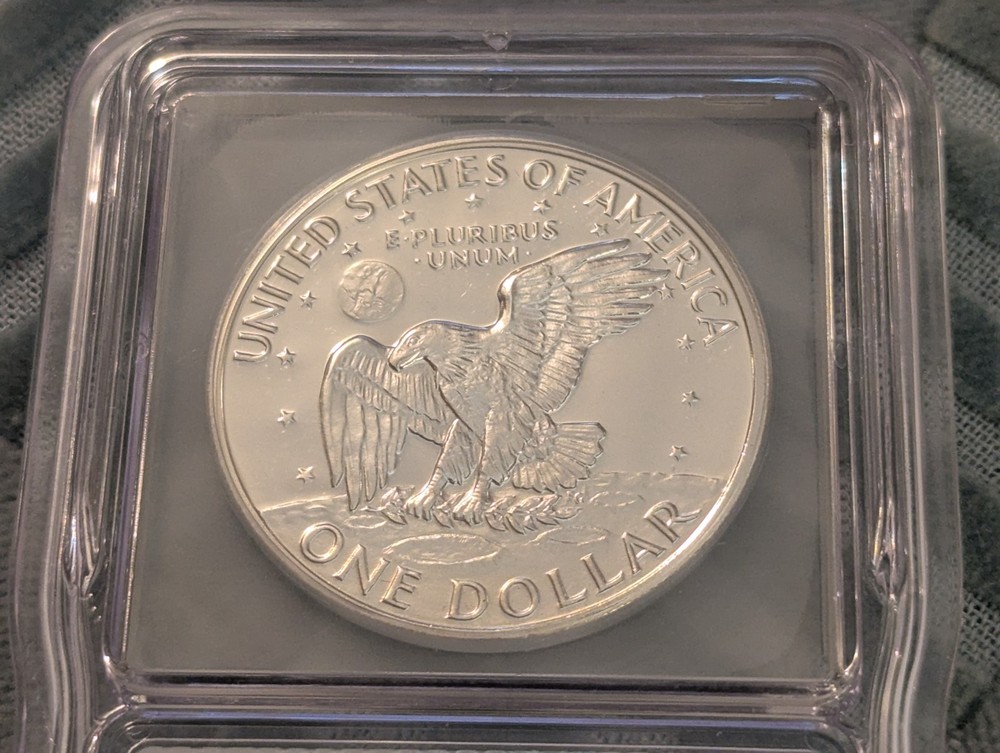 1971‑S Silver Ike $1 • ICG PR69+ DCAM • Deep Cameo Proof Eisenhower