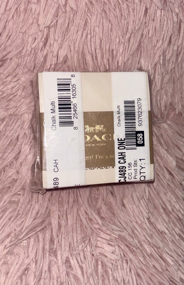 NEW Coach Chalk Multi Floral Print 288 Sheet Note Cube