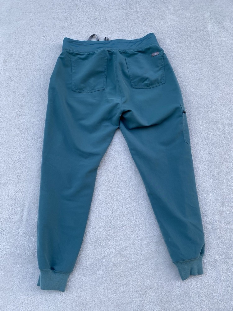Women’s FIGS Technical Collection Top + Bottom Extra Small Teal Pockets