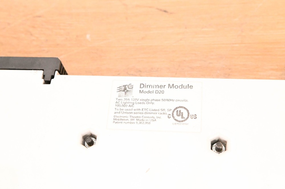 ETC D20 Dual 20A Dimmer Module (PAIR) CG010EH