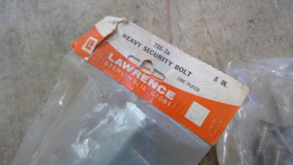 2 NEW SECURITY 8" HEAVY DUTY SQUARE SPRING BOLTS LATCHES LOCKS