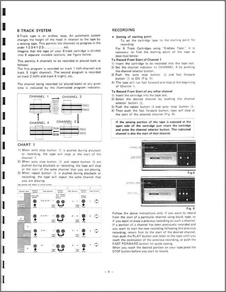 Panasonic SE-4080 Compact Stereo Owners Manual - Operating Instructions
