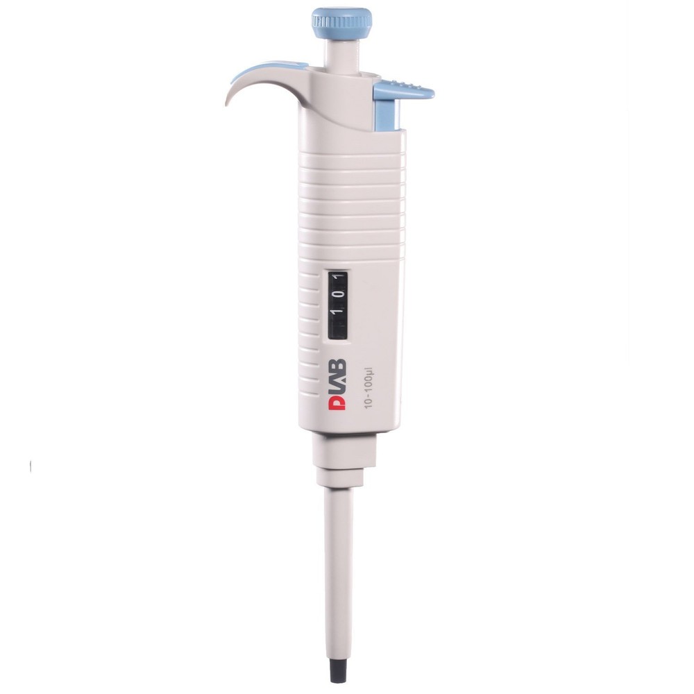 D-Lab MicroPette PLUS Single-Channel Variable Volume Pipettor, 10- 100 microlite