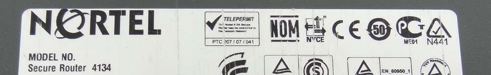 NORTEL SECURE ROUTER 4134 SR4134 SR0002002E5