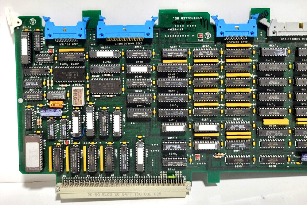 TEKTRONIX 671-0534 CONTROLLER BOARD J725 DATA ACQUISITION USED.