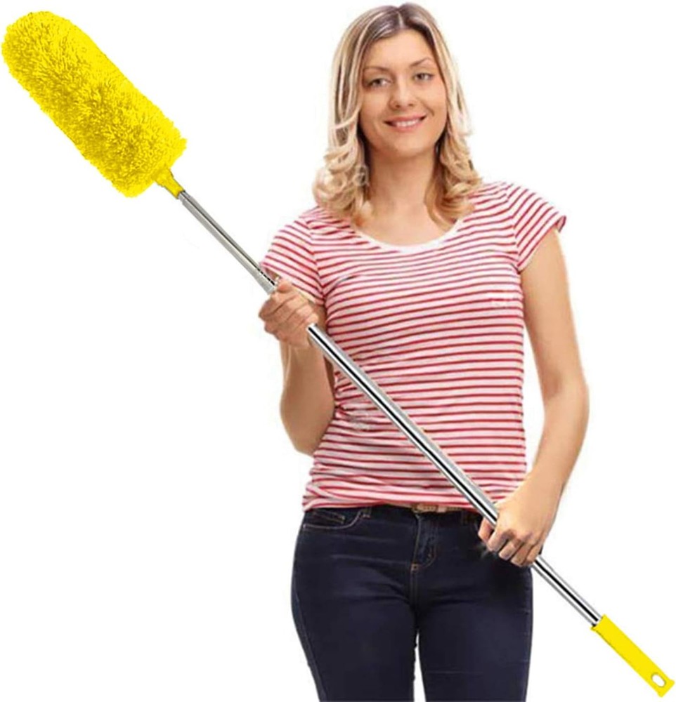 Microfiber Feather Duster Extendable Duster W/ 100 inches Extra Long Pole