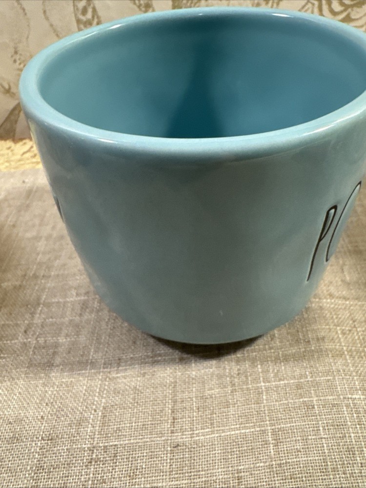 Rae Dunn Poolside Aqua Candle Holder