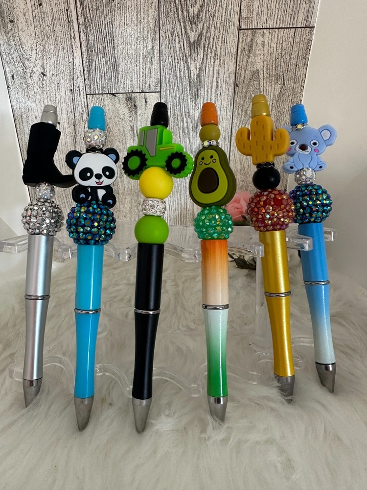Handmade Pens fun beaded