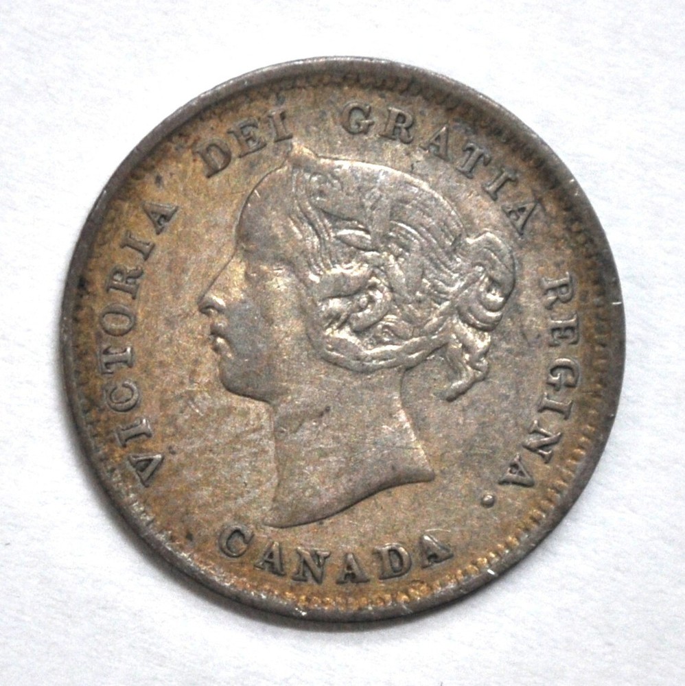 1889 Canada 5 cents