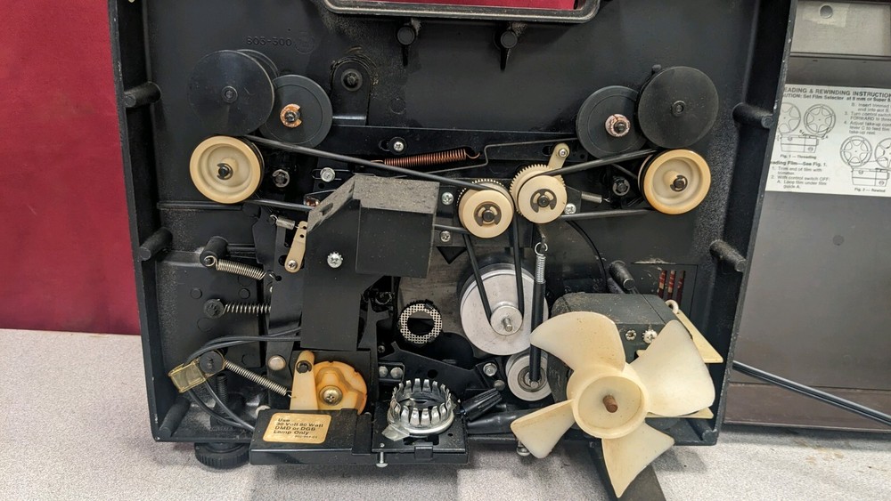 Vintage Gaf Automatic Threading Dual 8 Movie Projector