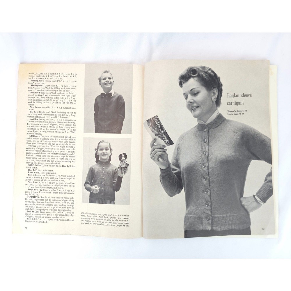 1965 Vintage McCall's Knitting Guide Step by Step For Beginners Paperback