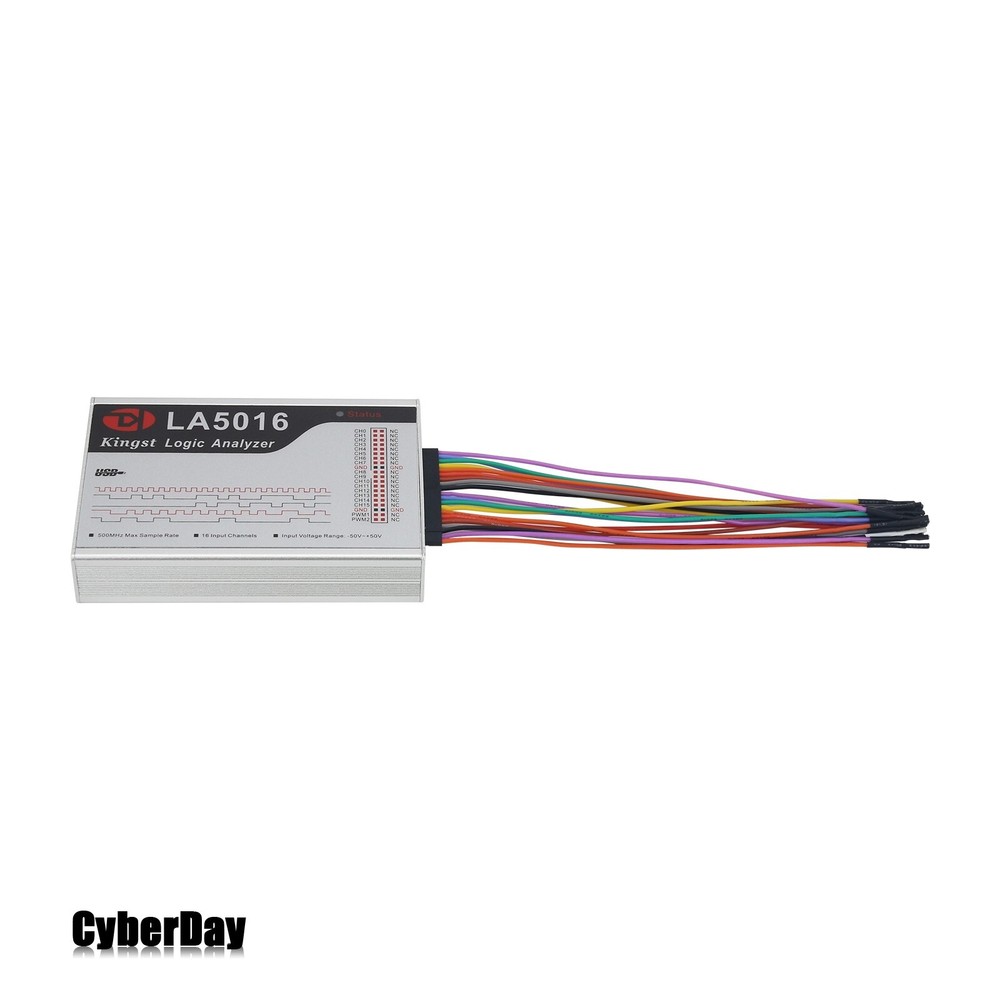 LA5016 USB Logic Analyzer 16 Channel Sampling Rate 500M 10G Depth PWM Output