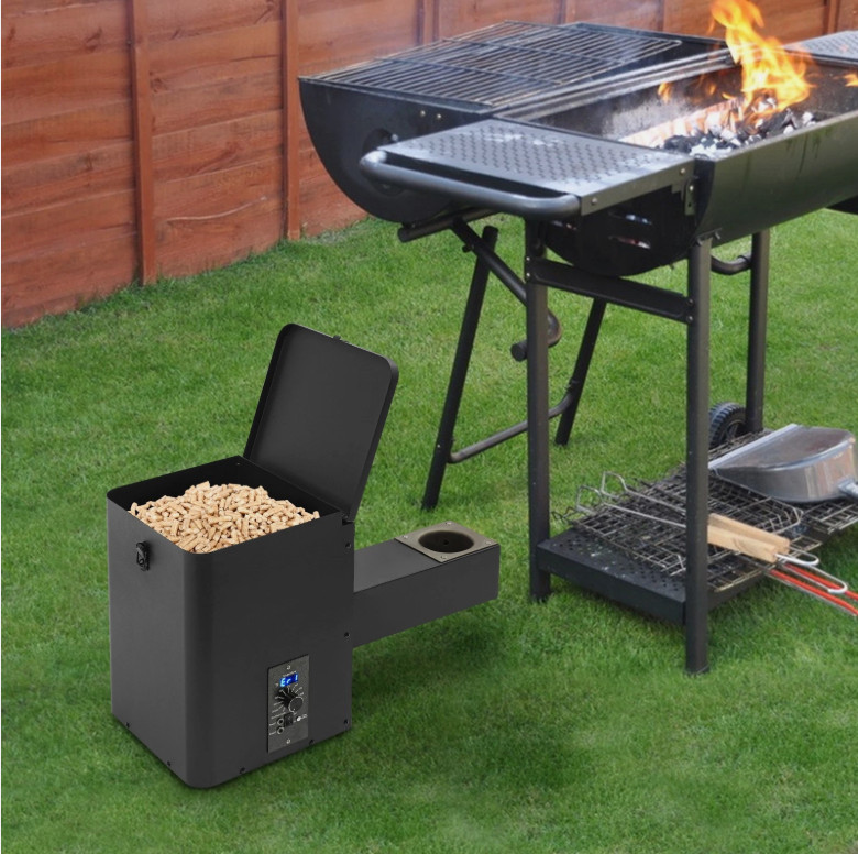 250W PELLET HOPPER ASSEMBLY KIT with Left Mount Vertical Controller