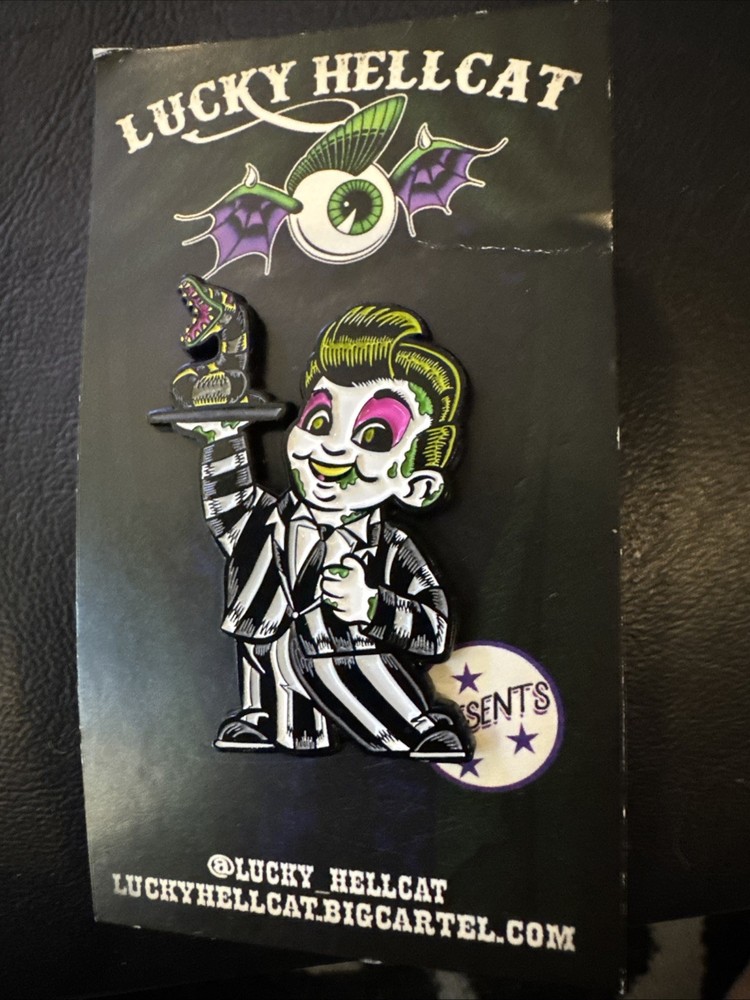 Beetlejuice Bobs Big Boy Enamel Pin Unique