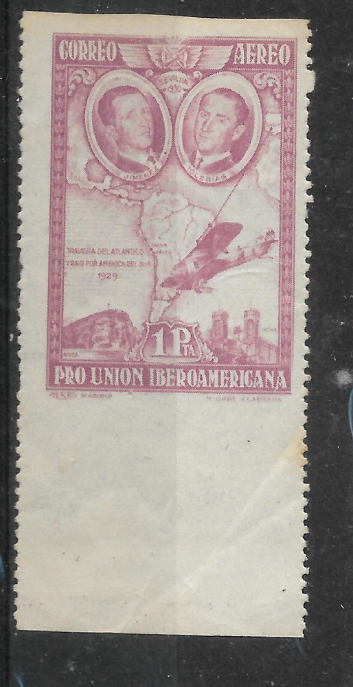 SPAIN Yv# A 82 MINT No horizontal perf. Original ERROR