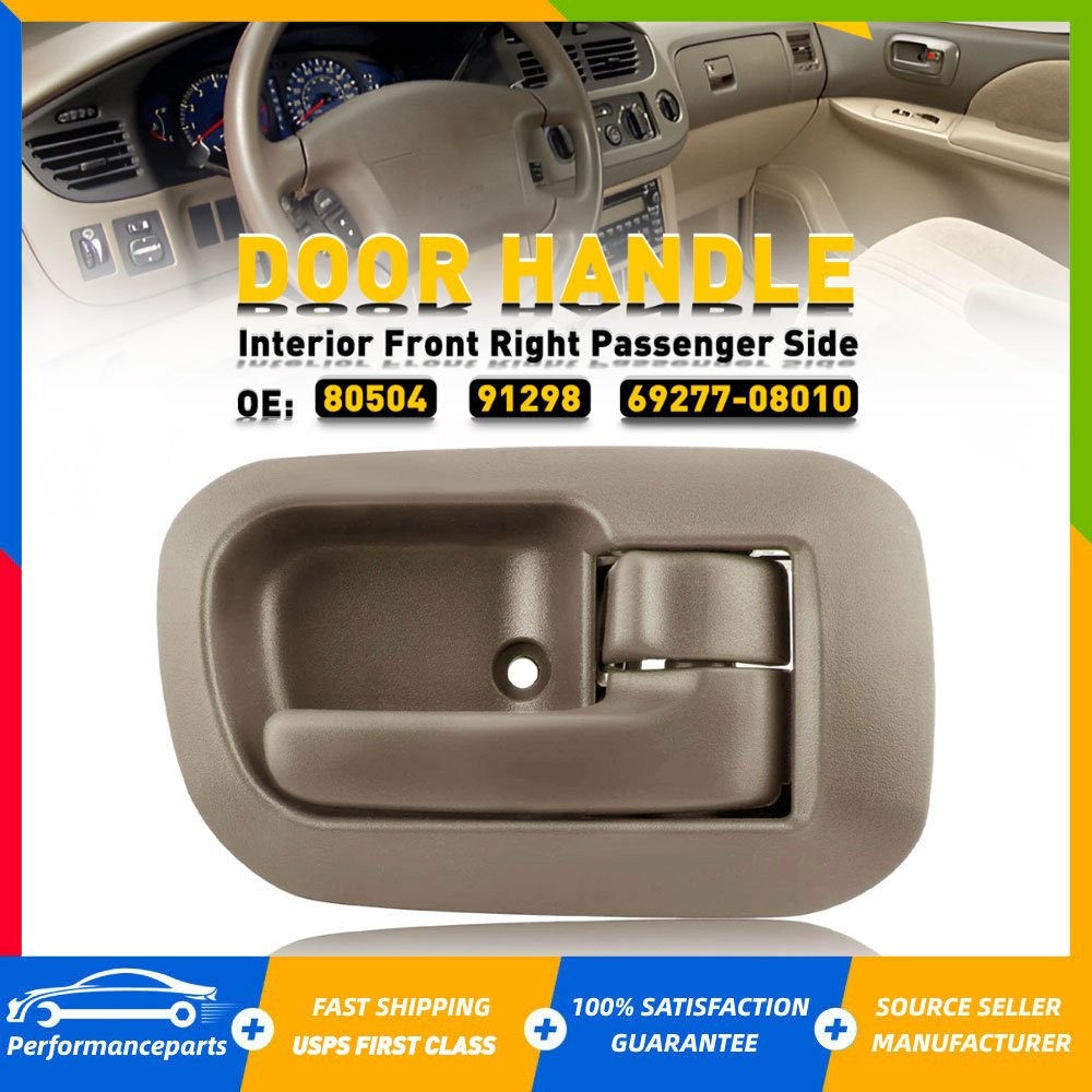 Front Right Side Inside RH For 98-03 Sienna Beige Interior Inner Door Handle EAH