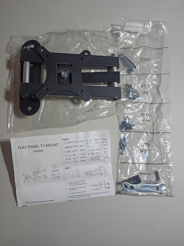 Flat Screen TV Wall Mount Bracket