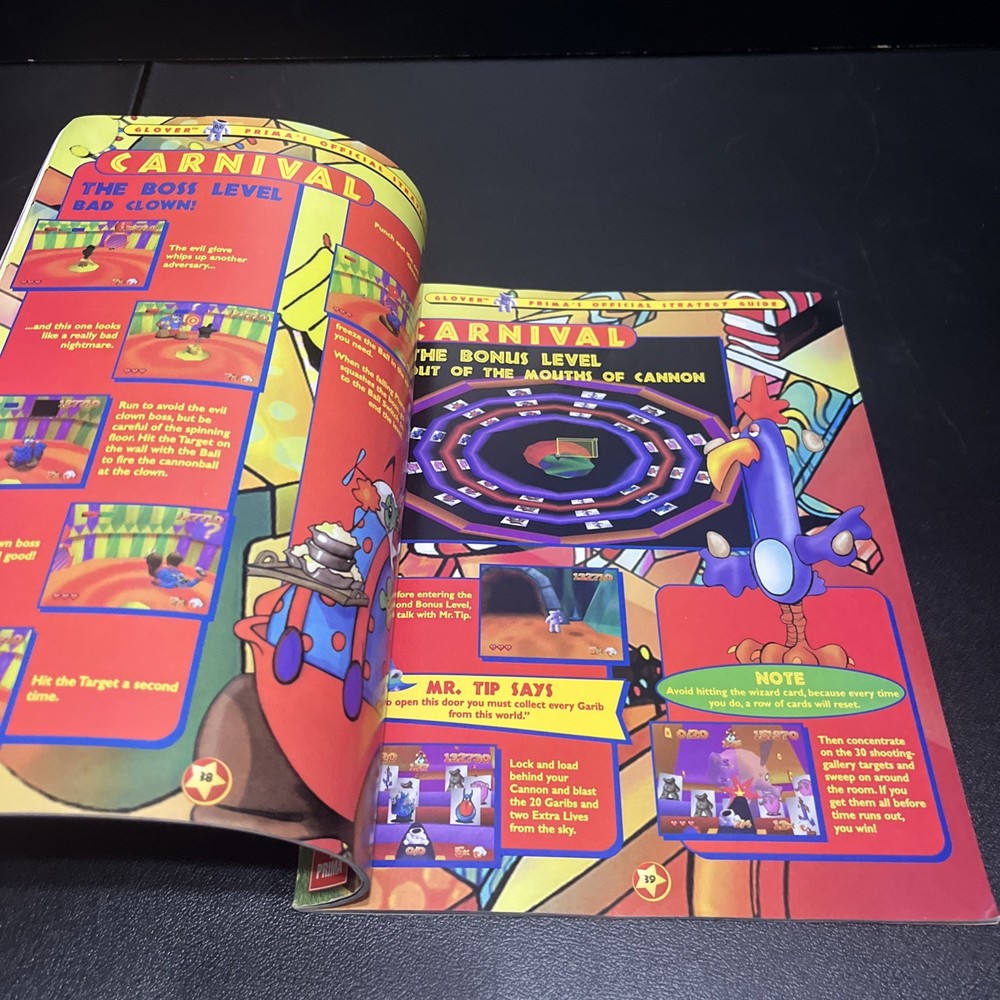 Glover Prima's Official Strategy Guide Fast Shipping In Box
