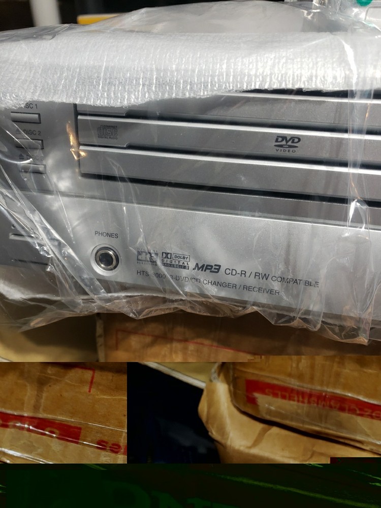 RCA 3 DVD Changer/Receiver HTS-3000 Bundle