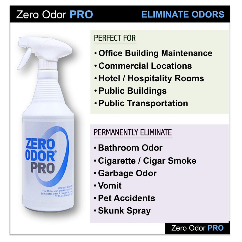 Zero Odor –Professional Eliminator Bundle- Eliminate Extreme Air & White