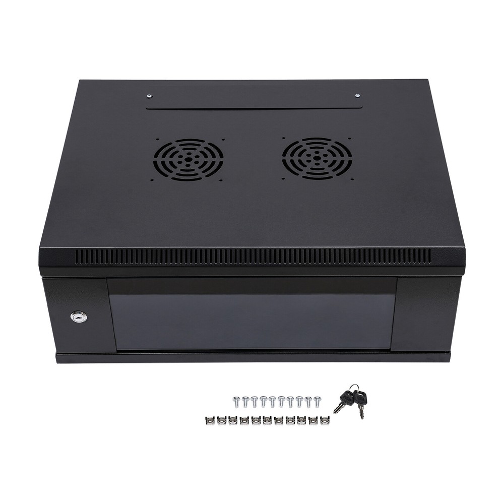 4U Server Cabinet Case Wall Mount Network Server Data Cabinet Enclosure Rack