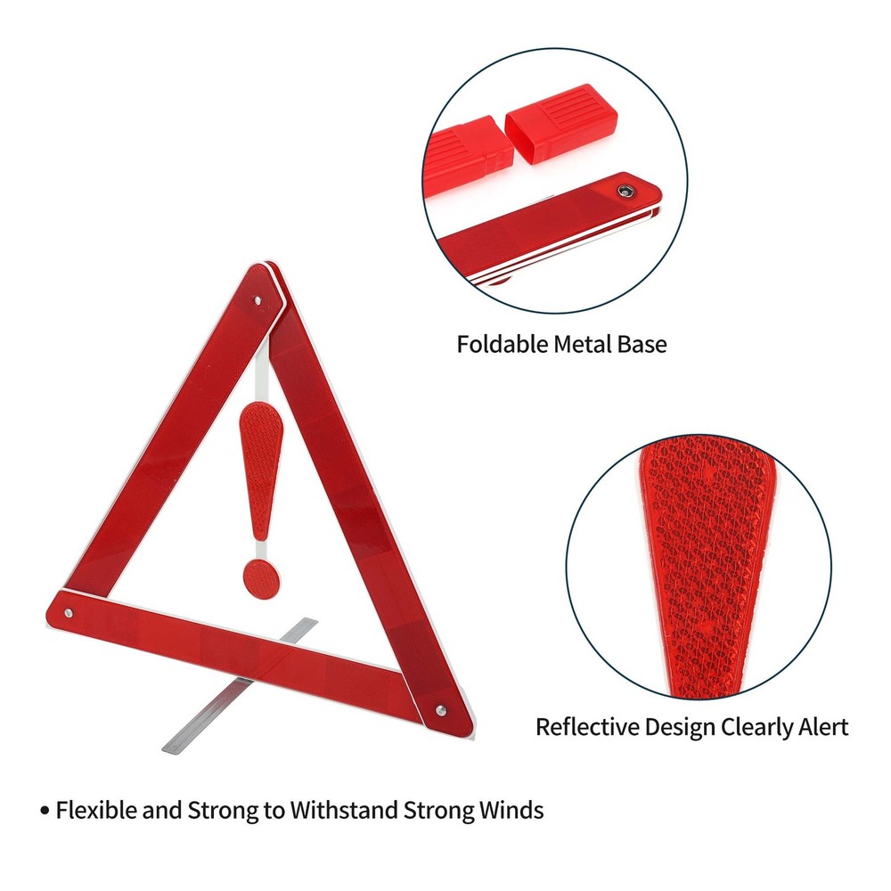Car Warning Triangle Warning Sign Triangle 1pcs