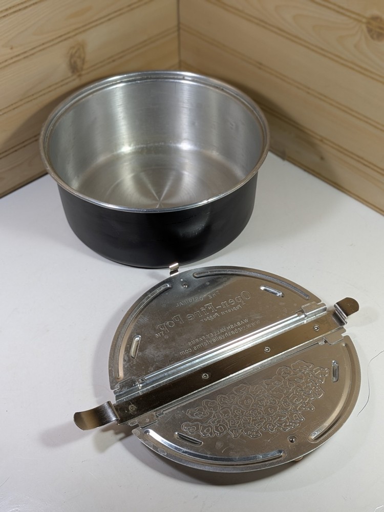 The Original Open Fire Pop Popcorn Popper Replacement Pot & Lid Part