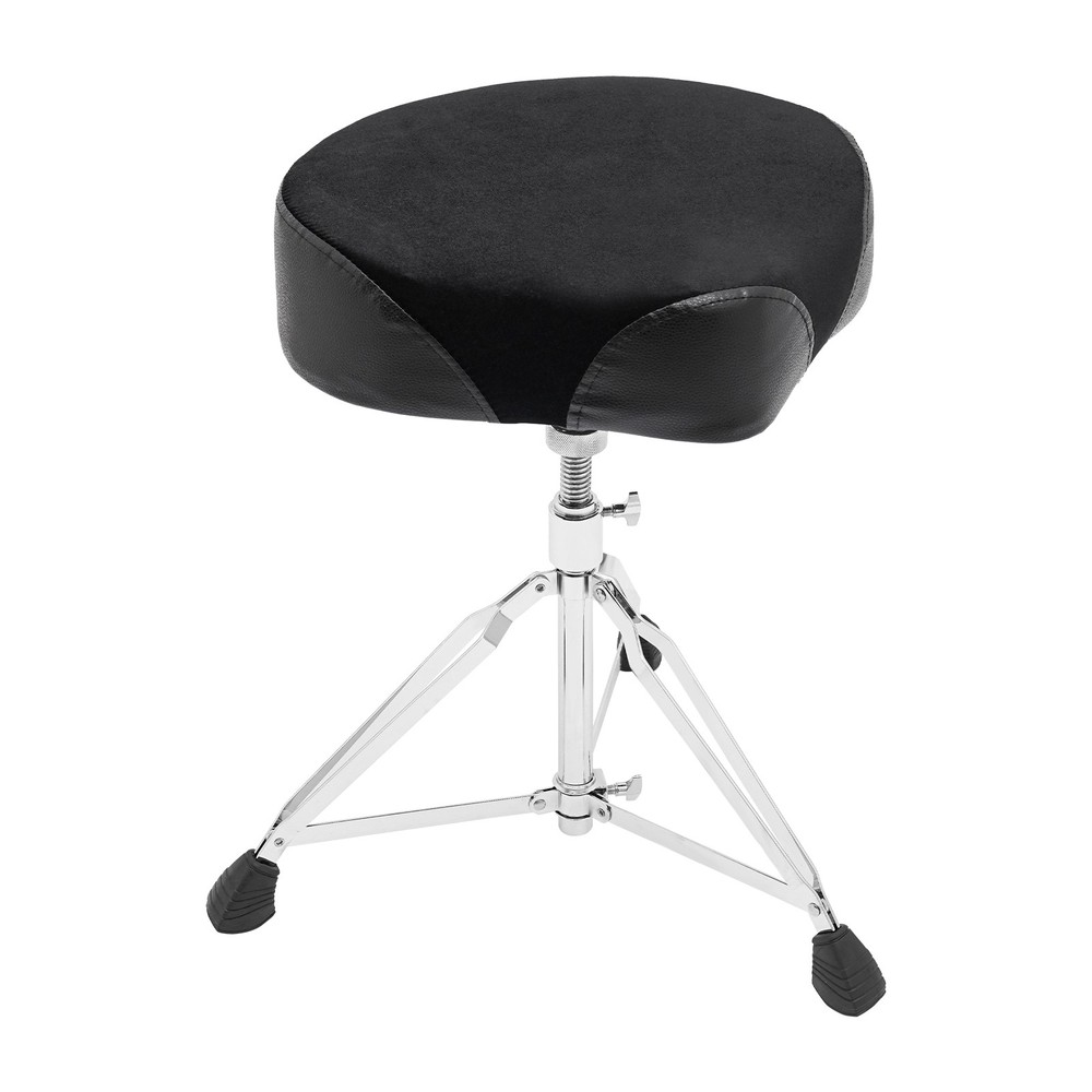 Drum Throne Padded Comfortable 220.46lbs Capacity Drummer Stool Adjustable Chair