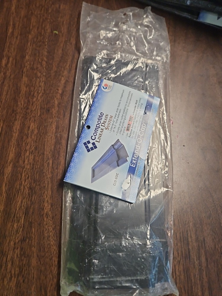 Extend-O-Cap CLD-EOC Extension Compotite Linear Drain System