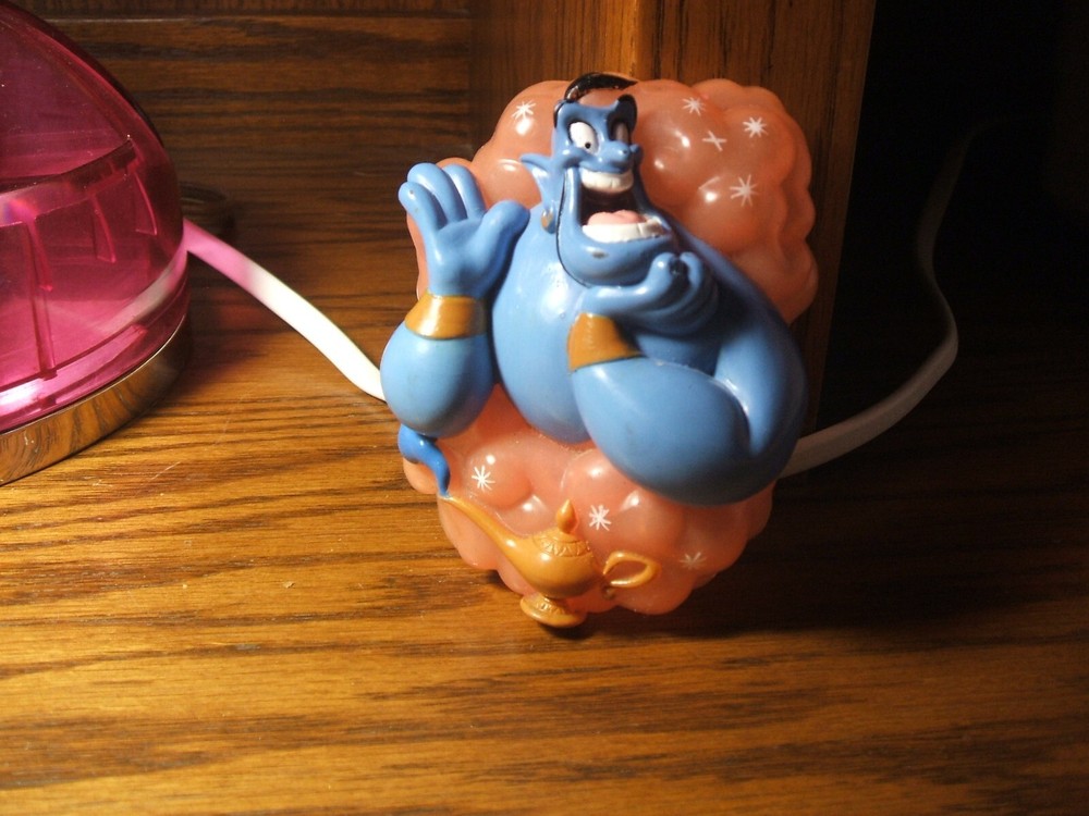 Vtg Genie Aladdin night light tested works 90s