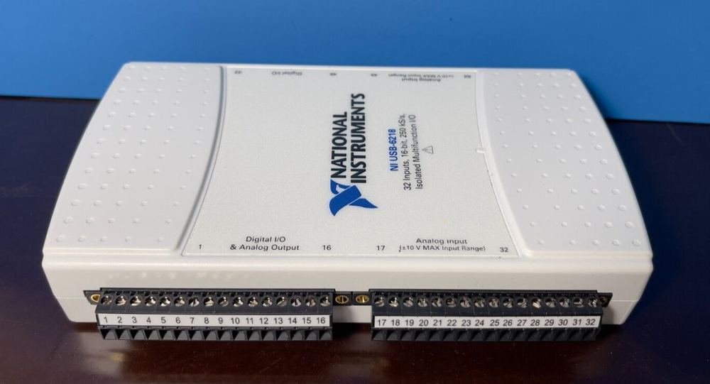 National Instruments NI USB-6218 32 Inputs, 16-bit, 250 KS/s,