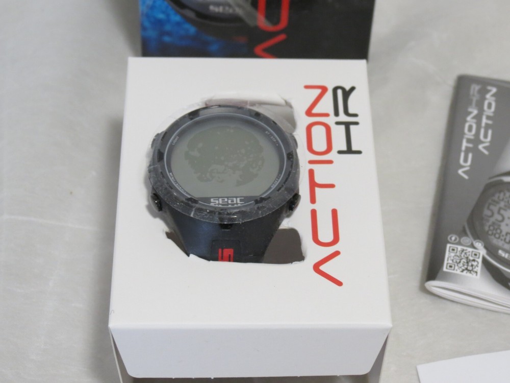 Seac Action HR Black/Red Dive Computer - Wrist Computer (1600006000538A)