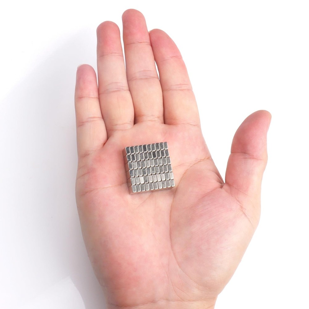 60-Pack Rectangular Magnets - Bar, Square, Mini, Tiny, Small for Crafts