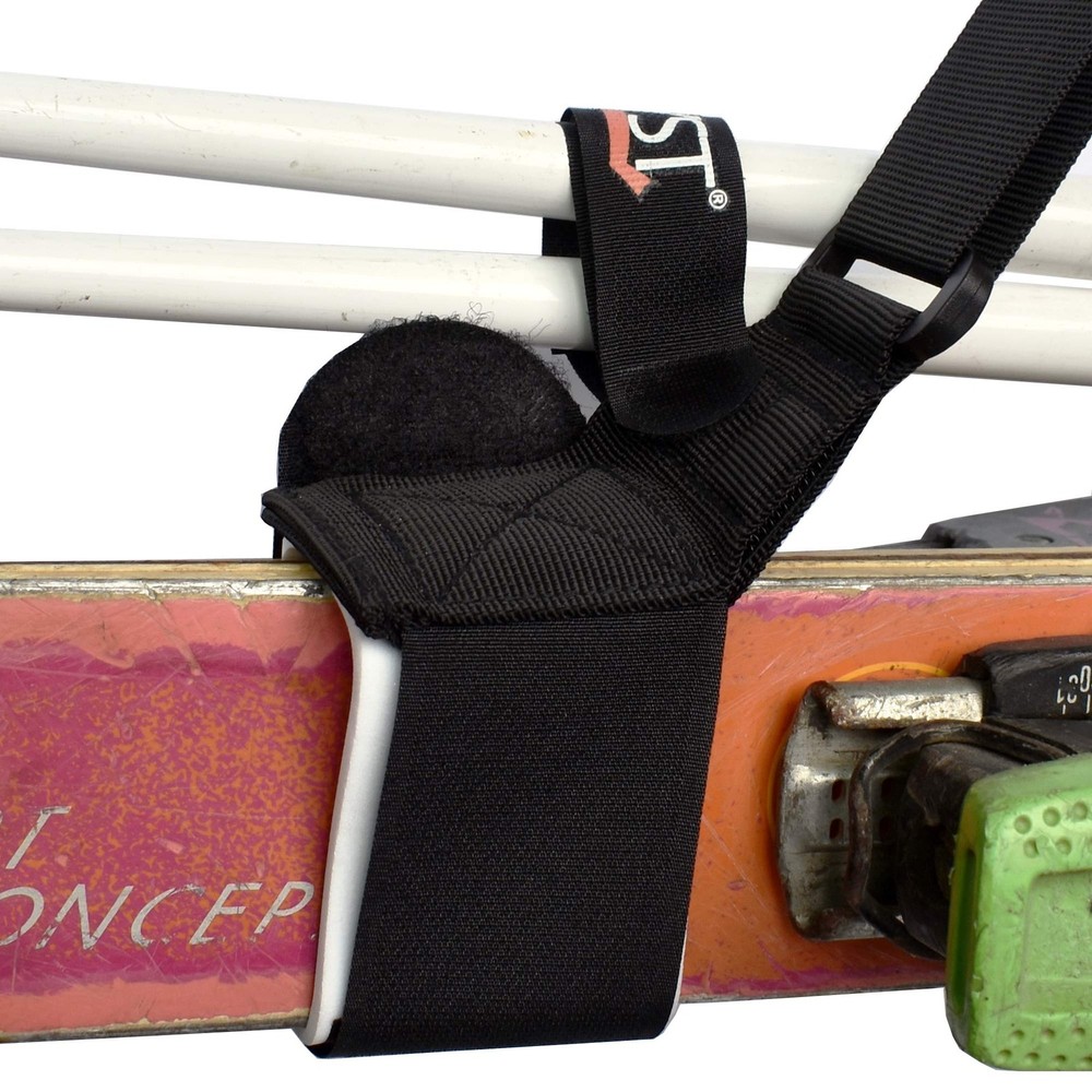 YYST ONE Picece Adjustable Ski Shoulder Carrier Lash Black