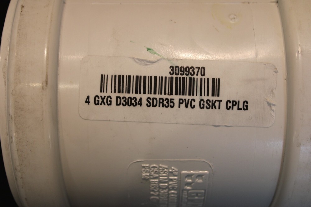 GPK D3034 4" SDR35 G x G Coupling
