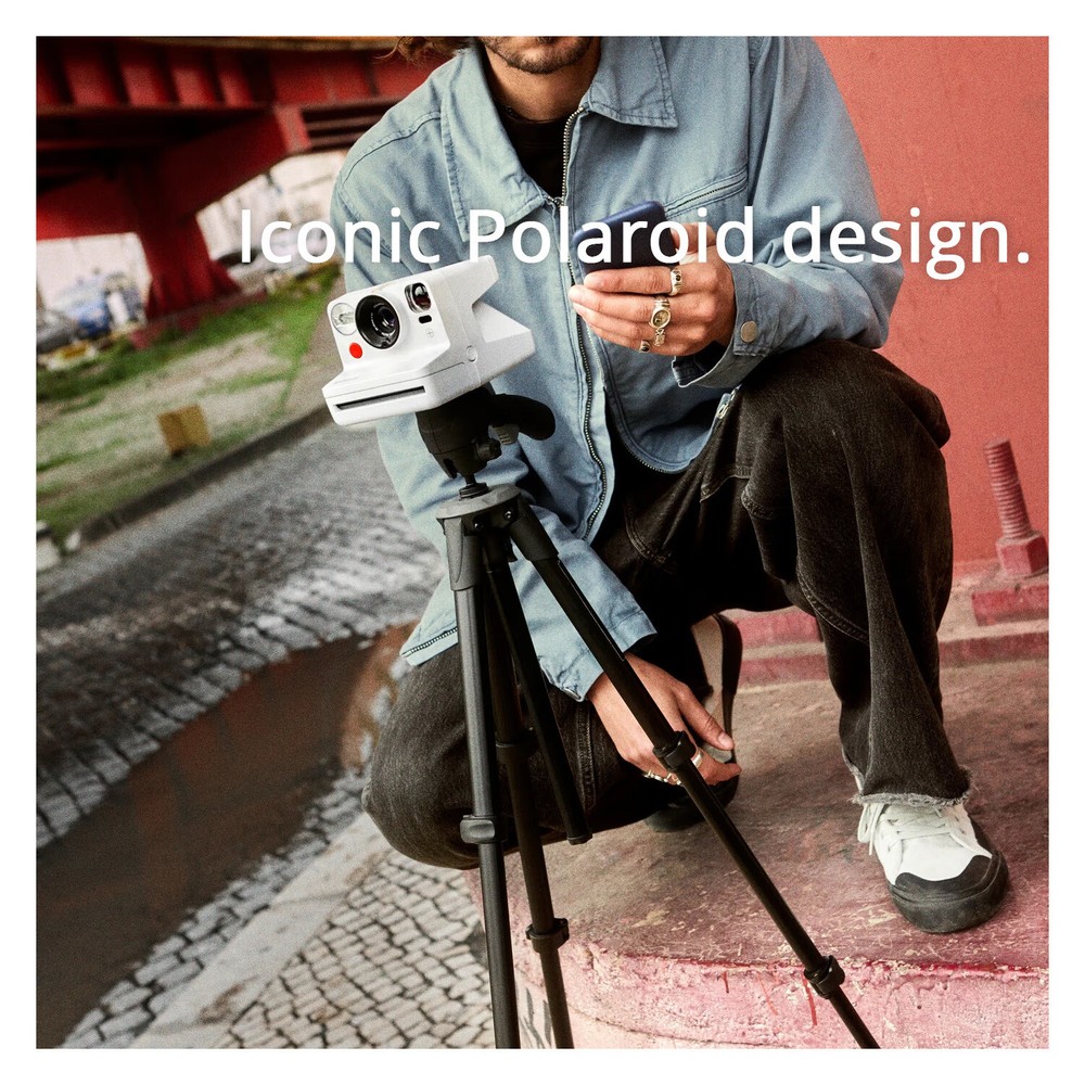 Polaroid Now Plus Gen 3 White Instant Camera with Two Lens AF System Bundle
