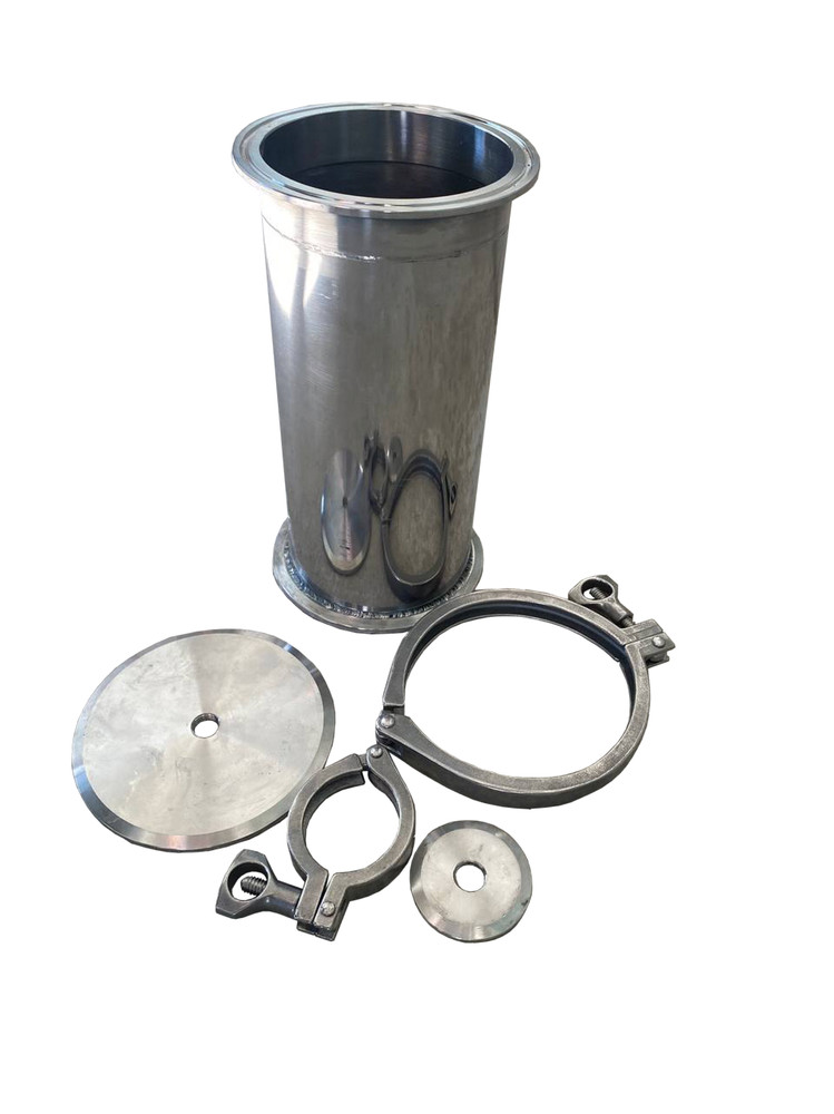 Tank container for Top Fill Passive Closed Loop Extractor