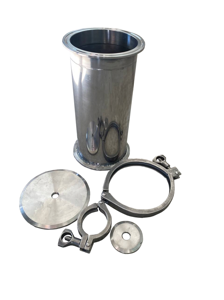 Tank container for Top Fill Passive Closed Loop Extractor