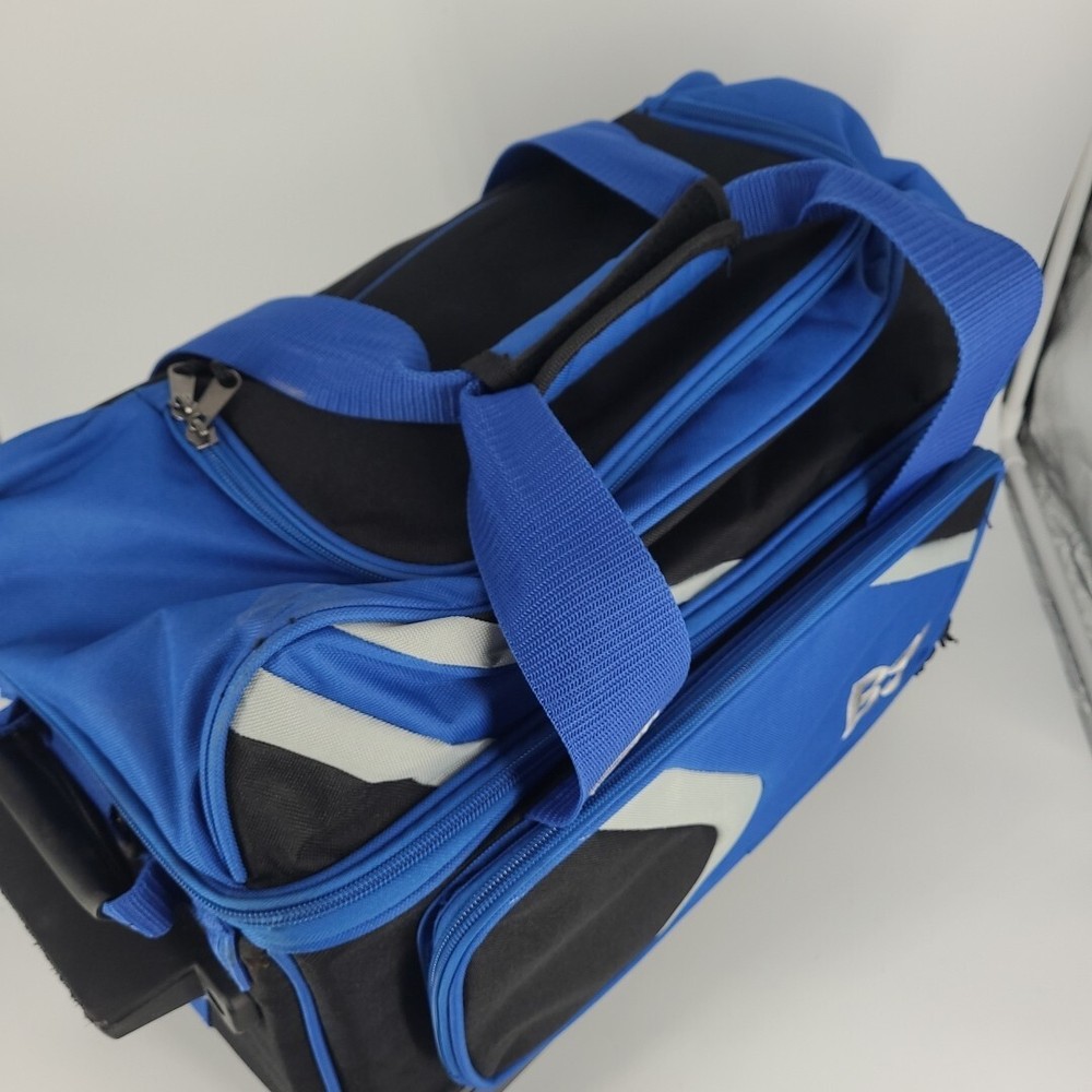 BSI Dash 2 Ball Roller Bowling Bag Blue and Black