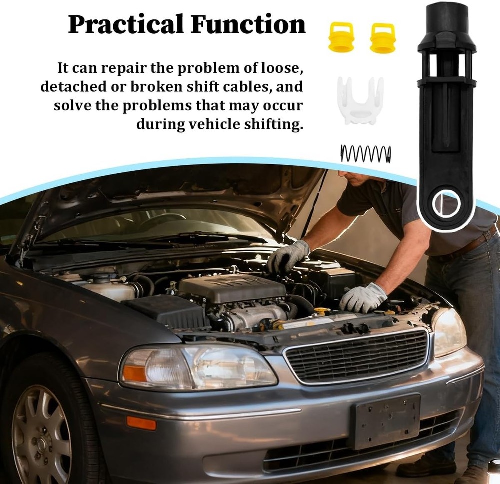 Car Transmission Shifter Cable Linkage Bushing Repair Kit, Shift Bushing Replace
