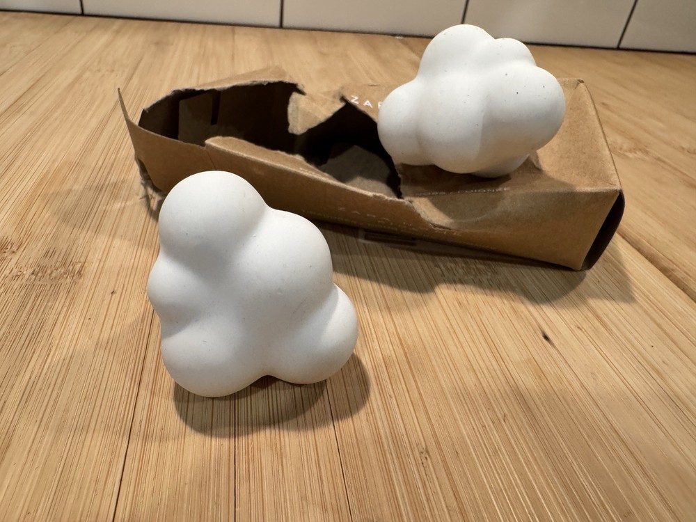 ZARA Kids Drawer Handles Pulls NIB Clouds Unique Art