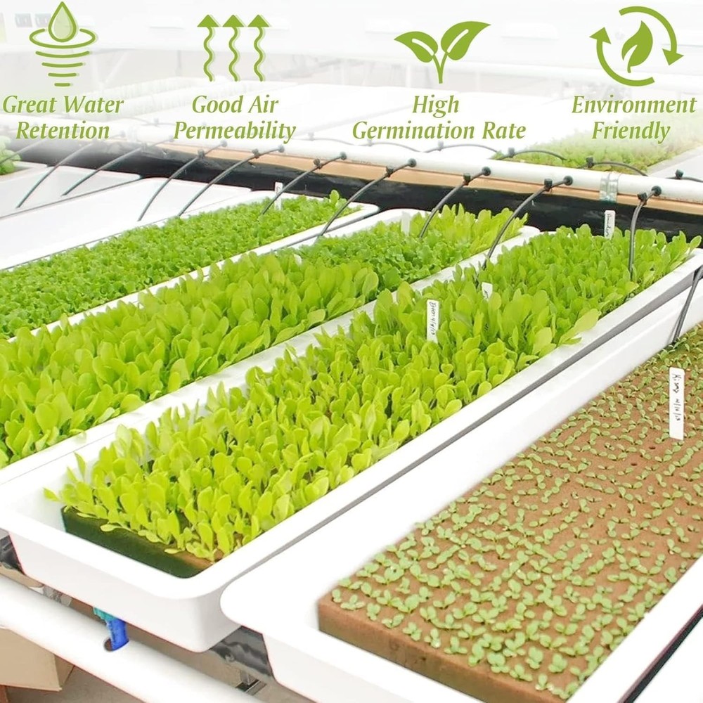 Effective Rockwool Cubes for Hydroponics - 100 Pieces for Optimal Growth