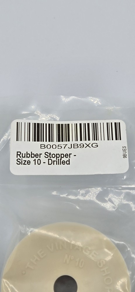 Brewrite Rubber Stopper Size 10 Drilled
