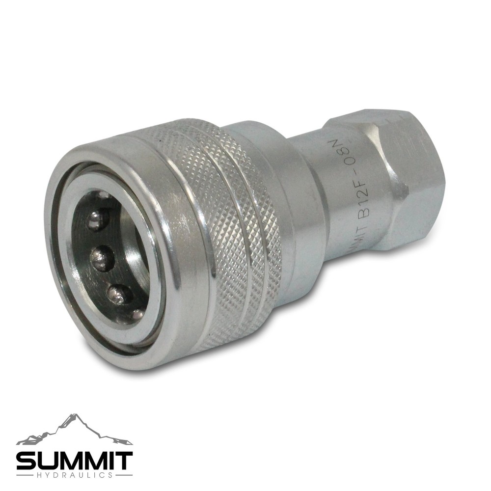 1/2″ NPT ISO 7241-B Quick Disconnect Hydraulic Coupler Set