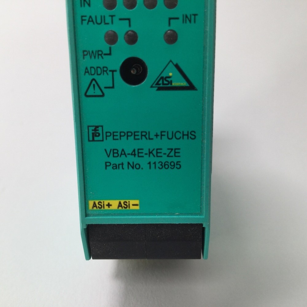 Pepperl+Fuchs VBA-4E-KE-ZE AS interface sensor module 113695 New NMP