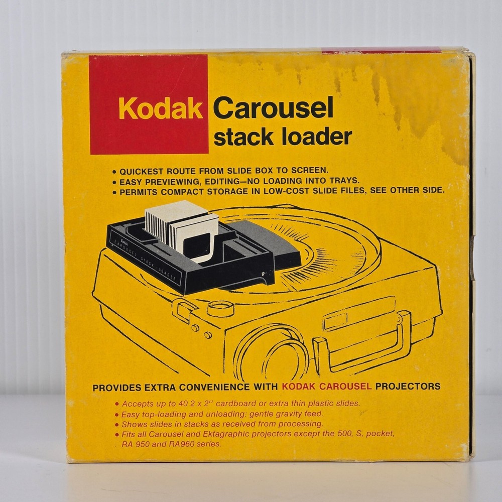 Original Kodak Carousel Slide Projector Stack Loader B40